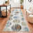 Washable Runner Rug 2x5 - Vale Modern Plush Rug for Hallway & Entryway, Clay Multi, Sculpted Dot Pattern-1758357022-1758357992