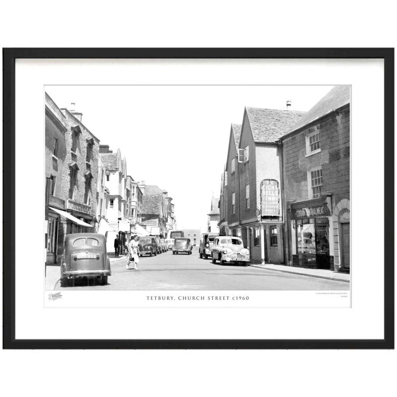 Tetbury, Church Street C1960 by Francis Frith - Single Picture Frame Print, 45cm H x 60cm W x 2.3cm D