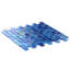 Splash 1X2 Polished Glass Mosaic Tile-369948986