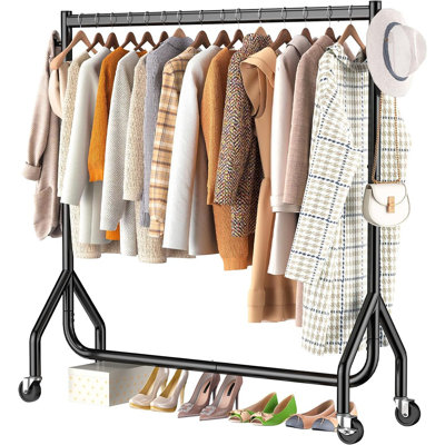 Clothes Clothing Rack Rolling Heavy Duty Clothes Rack Load 420
