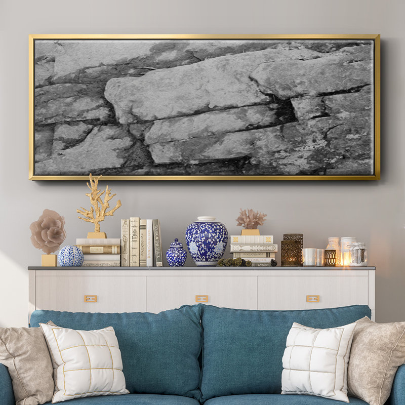 Found Textures XIII- Framed Canvas