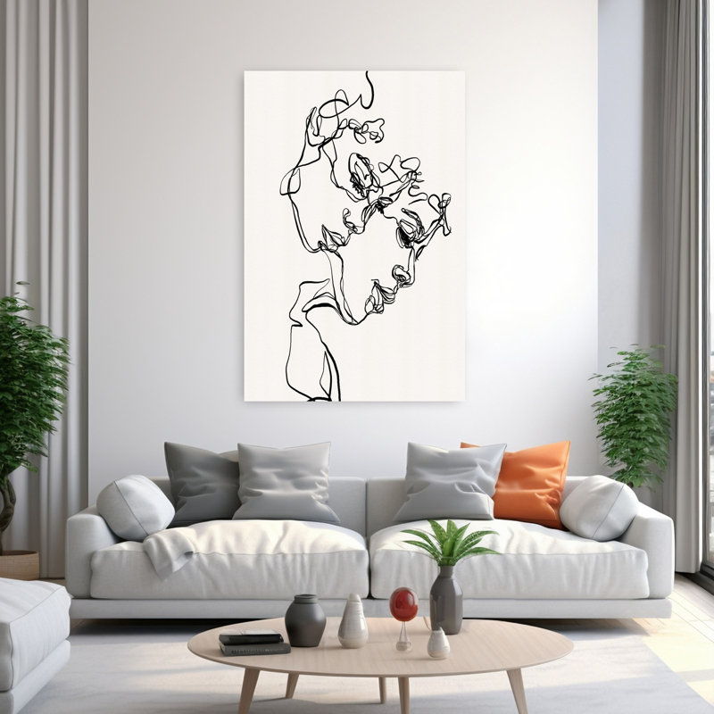 Art contemporain, art contemporain abstrait, H 60 po x l 40 po