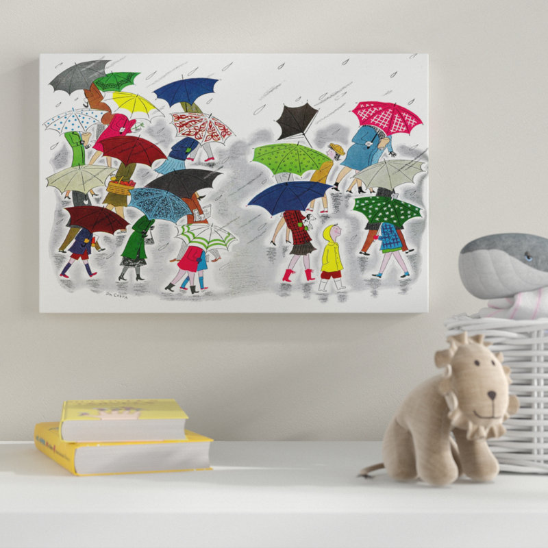 «Rainy Day», reproduction sur toile tendue, H 12 po x l 18 po