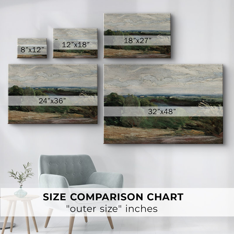 Paysages rétro-CMXLIX -Galerie enveloppée Cavas, 32 x 48
