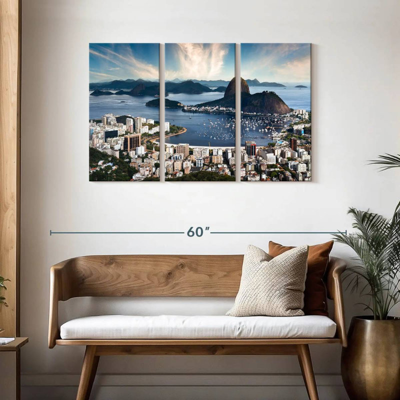 Horizon de Sebbie Rio De Janeiro, H 28 po x l 45 po
