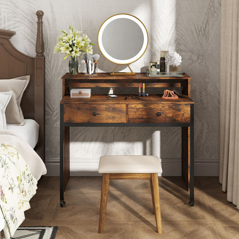 Computer Desk, Brown