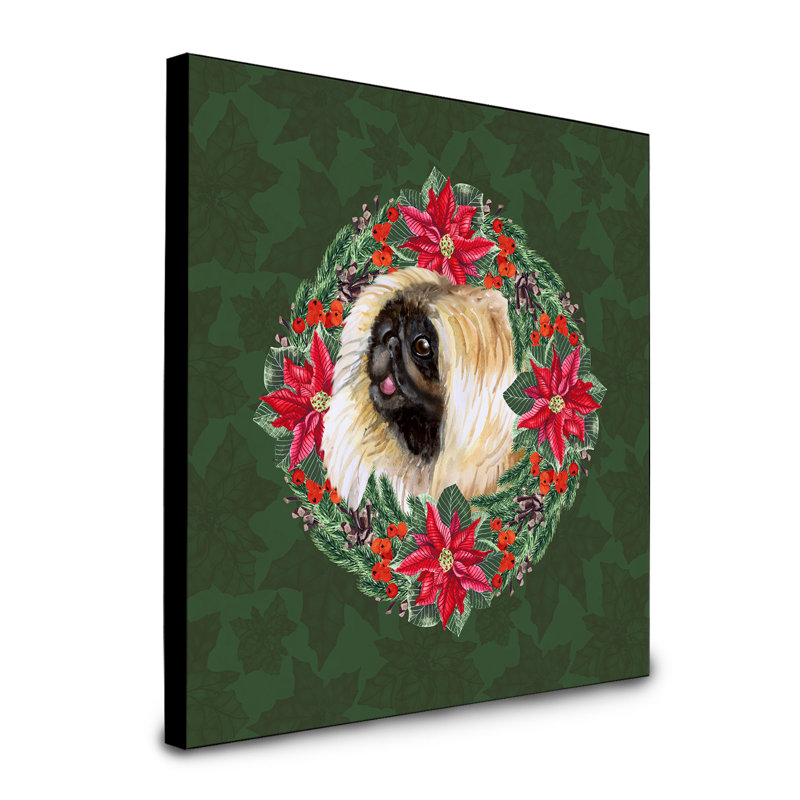 Fabrienne Animals Artwork Wall Panel, Pekingese