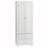 Botond Bathroom/Office Tall Cabinet with 2 Drawers-1651033525