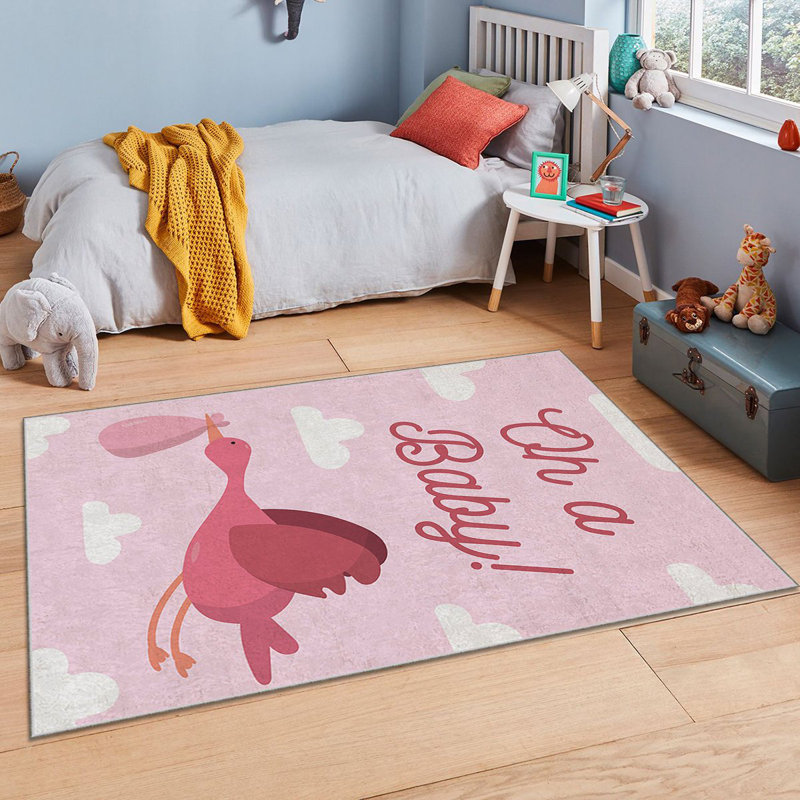 Tapis luxueux, 4,6 x 7,2 pi, 100% polyester, 740 g / m² | Revers en feutre antidérapant, éponge stratifiée pour le confort, antibactérien et facile à nettoyer | Tissu de velours élégant avec impression numérique, lavable à la machine