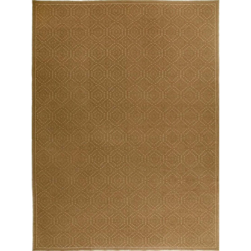 Hand-Knotted High-Quality Sand Area Rug