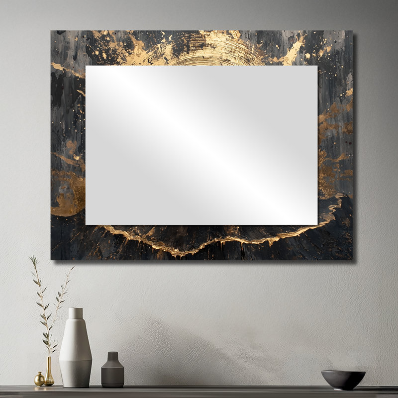 Hindouisme méditation se connectant à la forêt I - Art mural miroir spirituel - imprimé sur métal, 30 po x 40 po