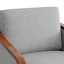 Upholstered Swivel Barrel Chair-1140228236