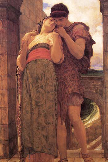 « wedbri » par frederick leighton-impression non encadrée, H 42 po x l 28 po x P 1,5 po