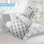Cotton Irish Chain Duvet Cover Set with Pillowcases Included