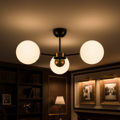 Plafonnier encastré 3 lumières