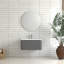 Meuble-lavabo mural 30 po avec lavabo flottant-126271586