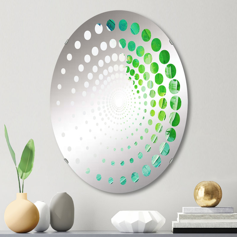 Miroir mural oval, 29,5 po x 19,6 po