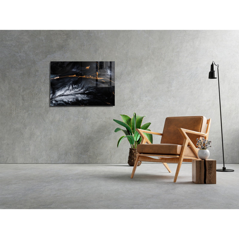 Peinture décorative en verre trempé, H 39,4 po x l 27,6 po x P 1 po