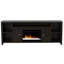 Console de foyer électrique Urban Loft 84 po, brun, jusqu'à 95 po, 5 étagères, flamme automatique, température, luminosité, effet et superbe unité 84 po, 2 portes, tablettes, luminosité réglable