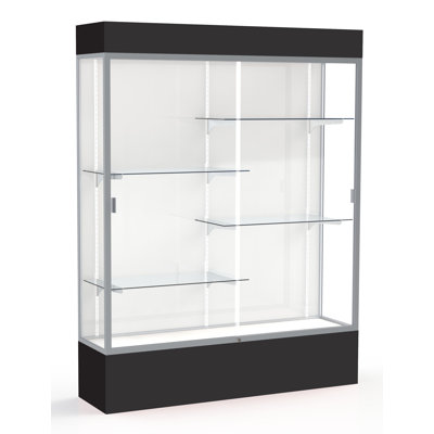 Spirit Series 80" H x 60" W Aluminum Display Case with Lighting 
