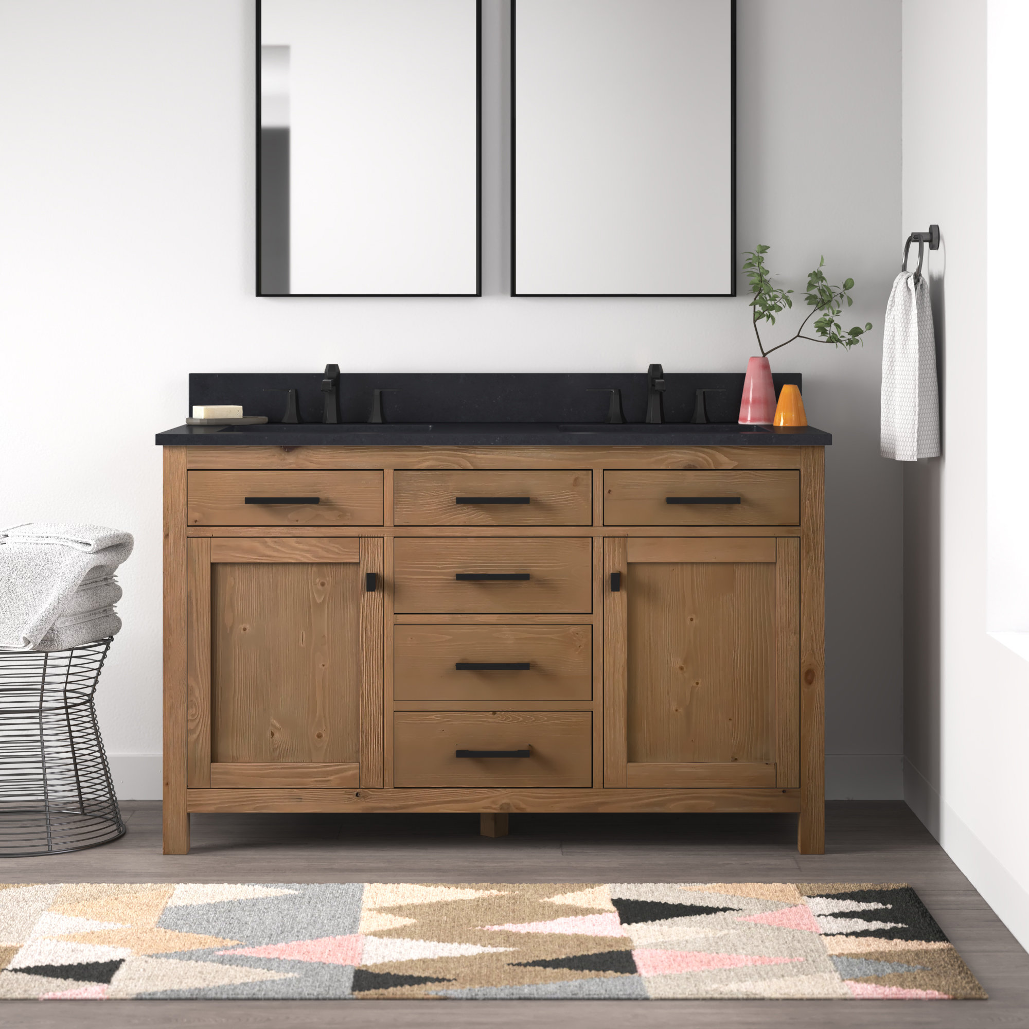How to Build a Faux Drawer Bathroom Vanity to Maximize Storage Space