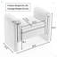 Banc de maquillage en velours-14901699