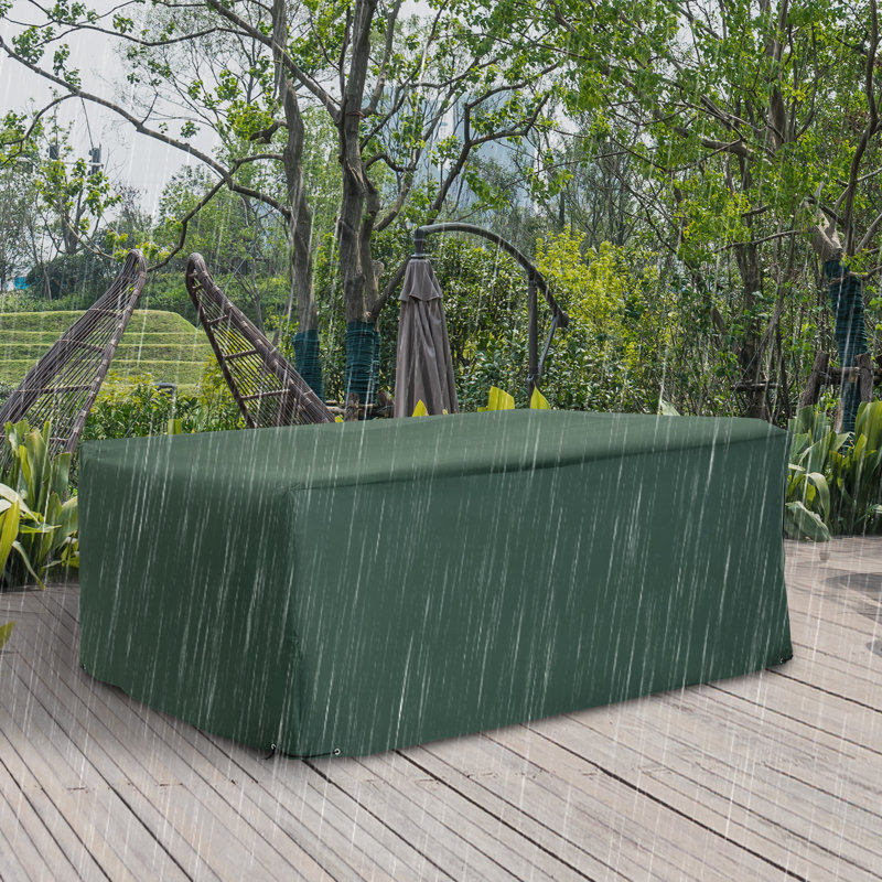 Outsunny UV Rain Protective Cover for Garden Patio Rattan Furniture, 80cm x 210cm W x 140cm D