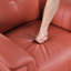 Fauteuil inclinable, pivotant et rembourré en cuir, fauteuil de luxe, fauteuil de confort, 1 pièce, confort moelleux-2041363445