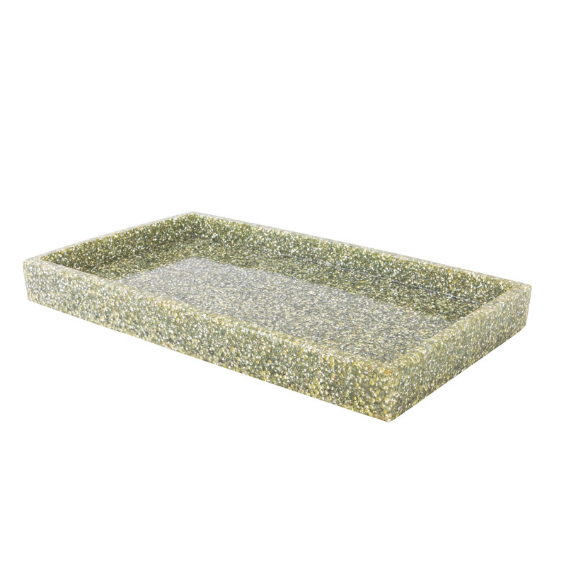 Sparkles Home Luminous Guest Towel Tray | Sparkling Rhinestone Bathroom Accessory | Freestanding, Silver