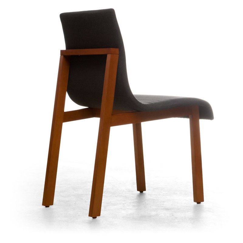 Annika Upholstered Dining Chair, Dark Brown
