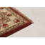 Tapis de couloir unique en laine noué à la main style Chobi des années 2010 de 2 pi 8 po x 9 pi 8 po rouge / beige Flatley