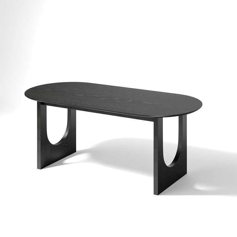 Table de salle à manger 67 po Soild, Noir