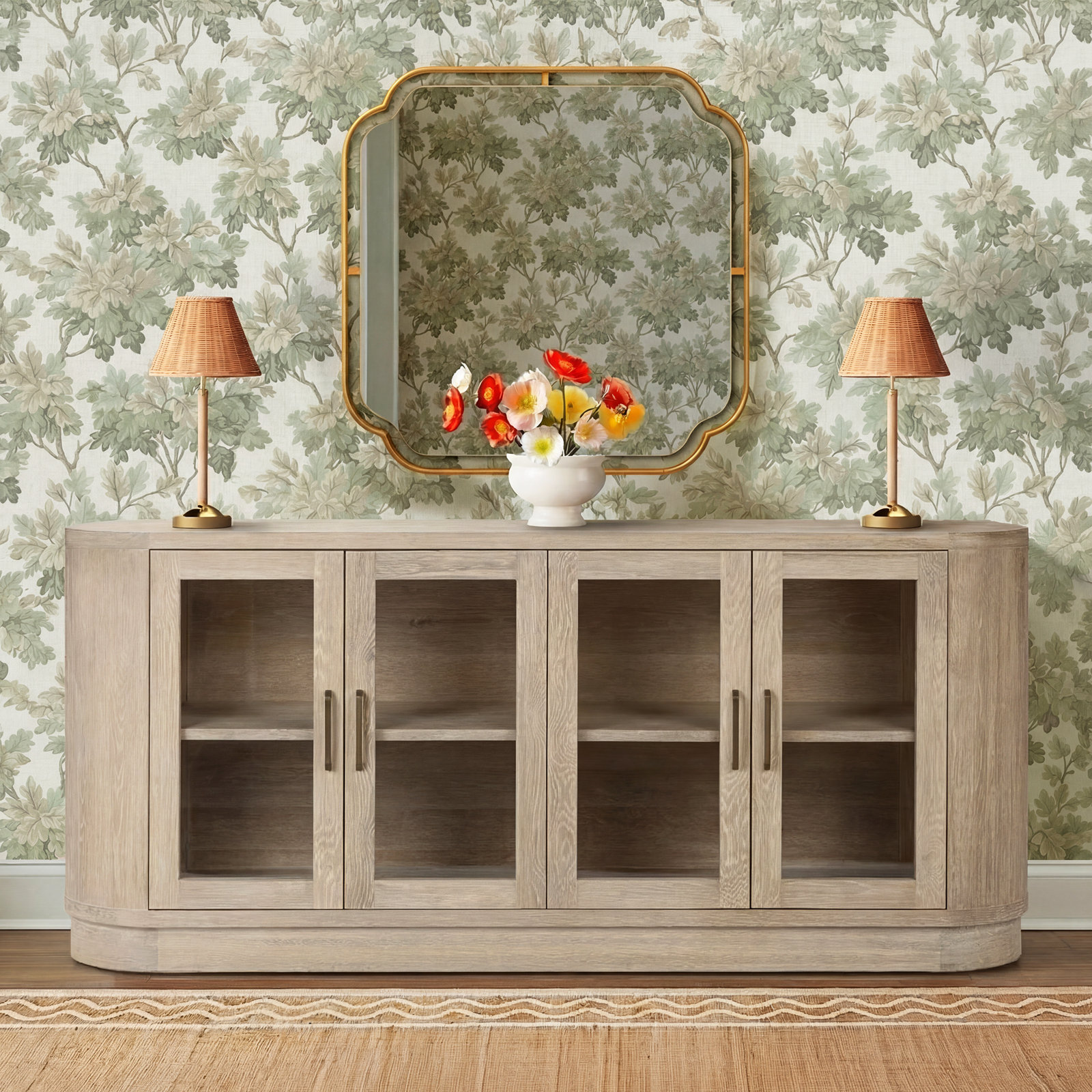 Vander 78'' Sideboard, White Wash