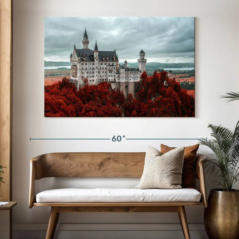 Lilie Grand Neuschwanstein Castle, 34" H x 51" W
