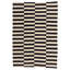 Tapis noir et blanc Jessen
