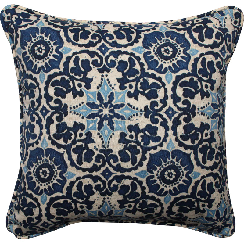Coussin décoratif intérieur/extérieur Woodblock