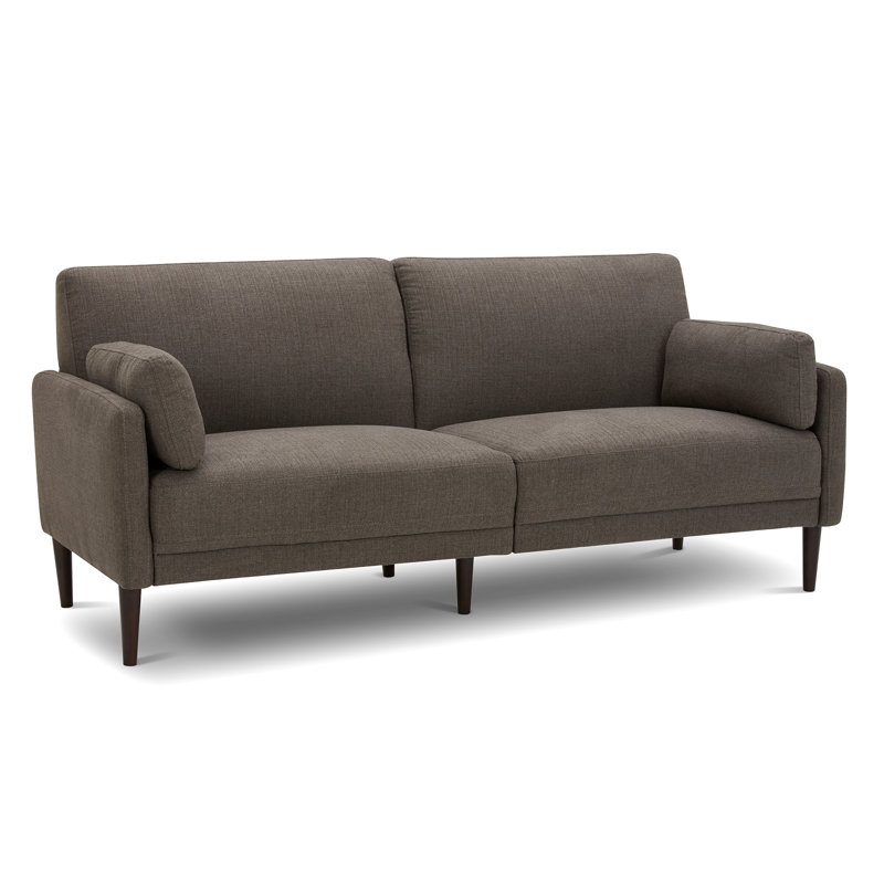 Kinslee 73'' Upholstered Sofa, Charcoal