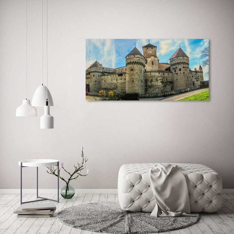 Castle In Switzerland - Wrapped Canvas Print