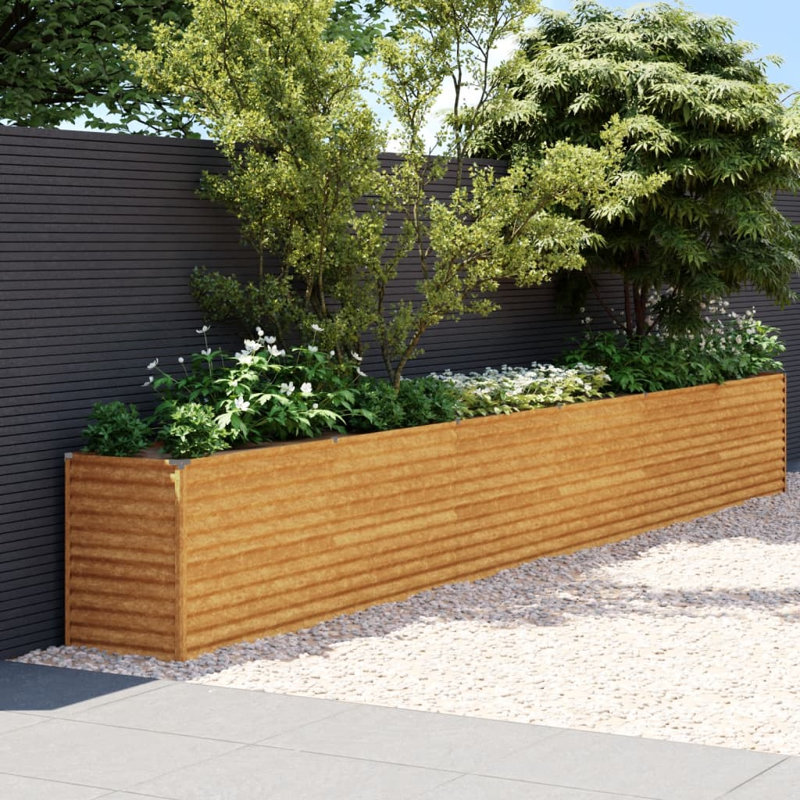 Almarene Metal Raised Garden Bed, 69cm H x 578cm W x 50cm D