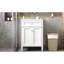 Meuble-lavabo 24 po, deux portes, tiroir, lavabo en céramique et charnières à fermeture en douceur pour une conception compacte en bois massif de 24 po, armoire et tiroir fonctionnel-948644592-948644595