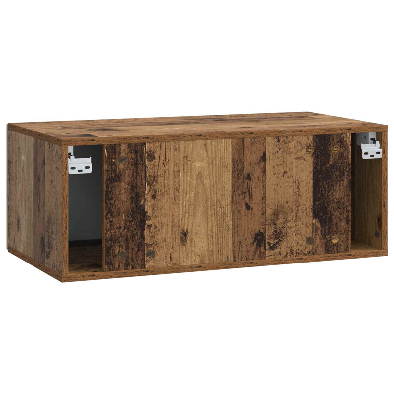 TV Stand, 11.81'' H x 30.91'' L x 12.2'' W, Old Wood