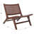 Chaise d'appoint en cuir Denman-858197320