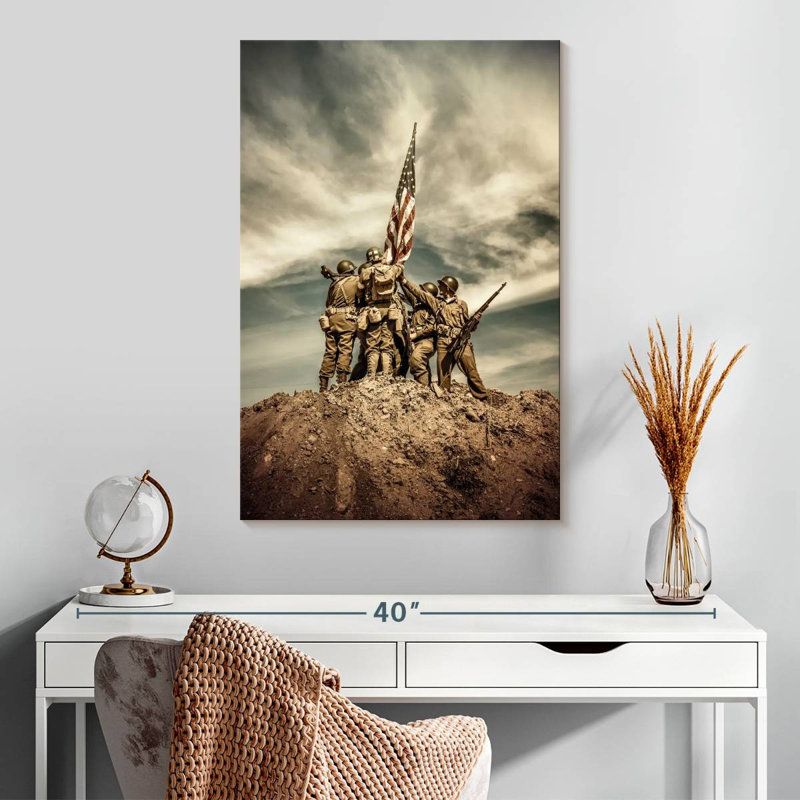 WW2, 30" H x 20" W
