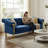 Kevionna 83.86'' Velvet Sofa-2057363139