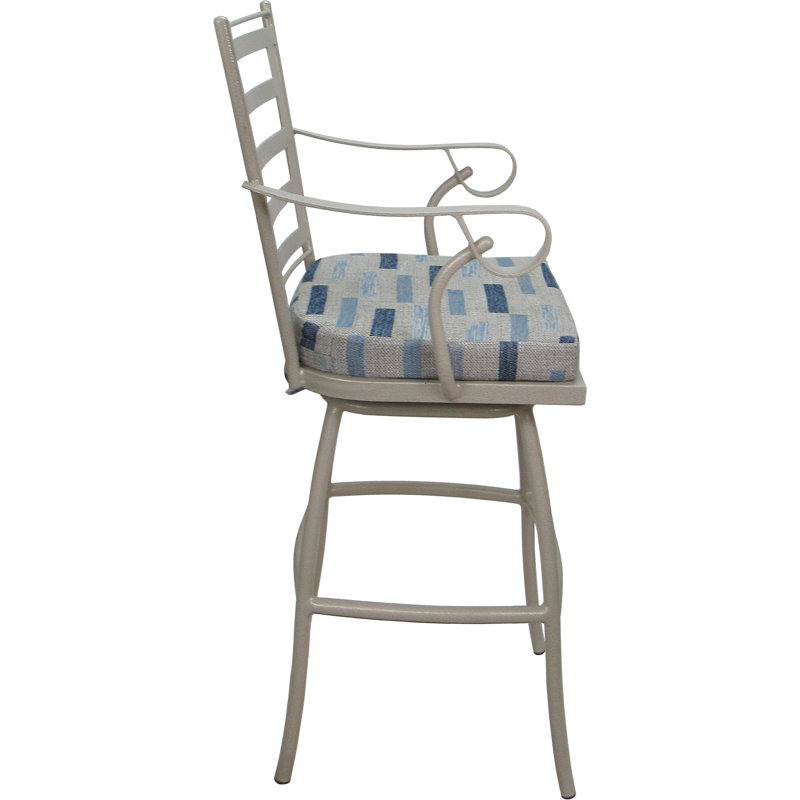 Bloc de tissage bleu, Beige