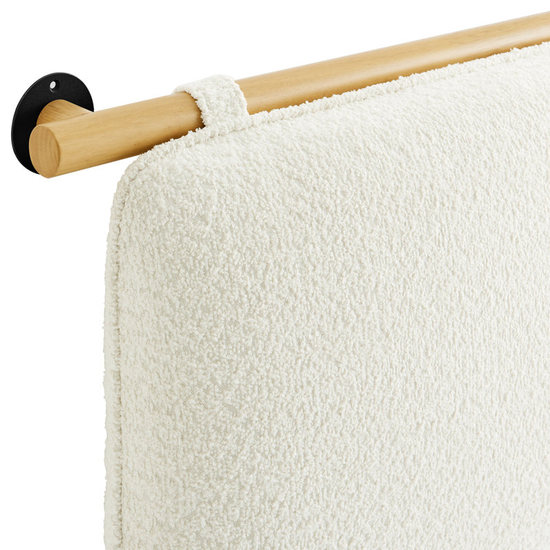 Tête de lit tapissier Anela, Natural/Cream, Grand
