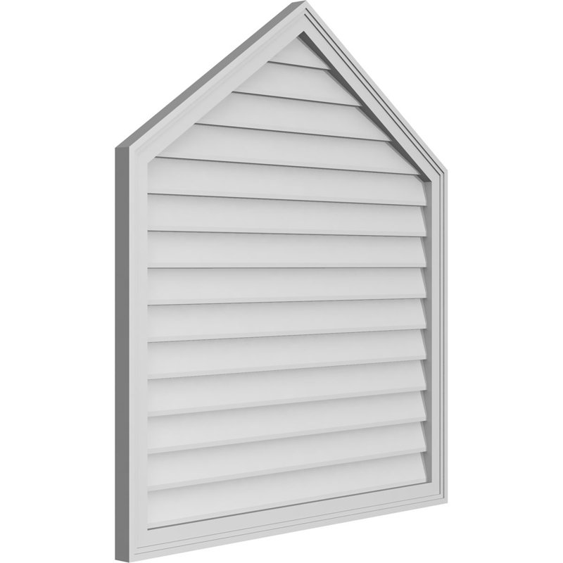 Ventilé à pignon non-fonctionnel Signature, H 42 po x l 38 po x P 1,5 po