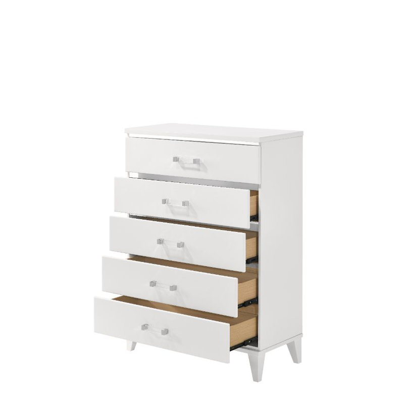 Commode 3 tiroirs, Blanc