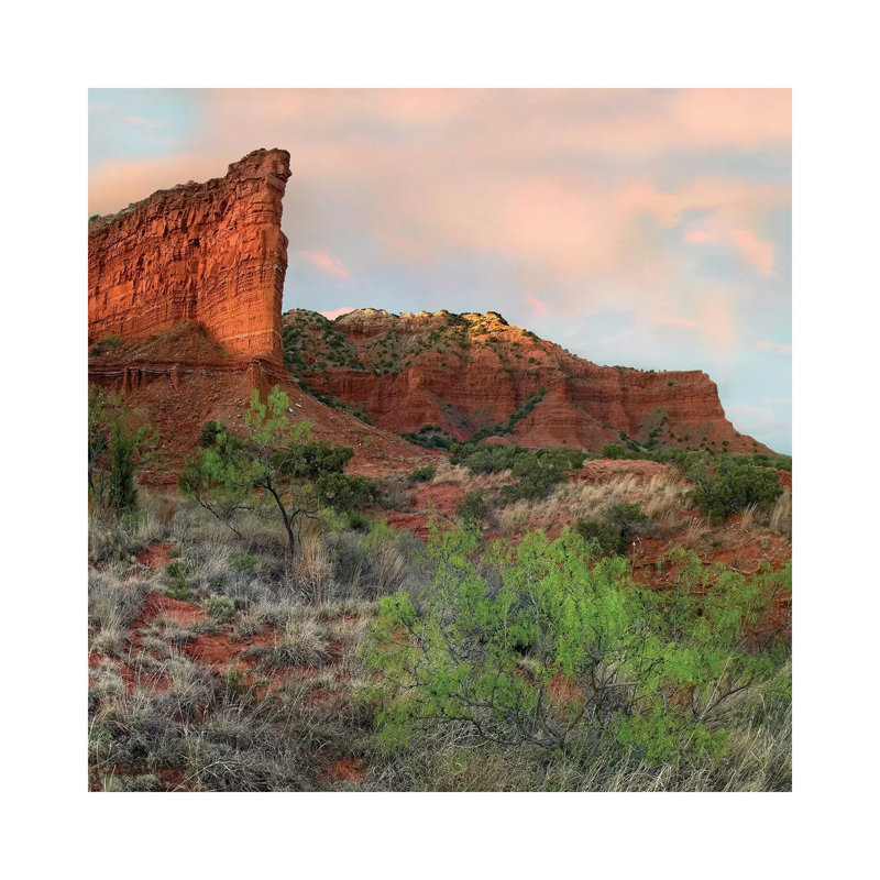 Sandstone Cliffs, Caprock Canyons State Park, Texas by Tim Fitzharris - Wrapped Canvas Print, 30.48 cm H x 30.48 cm W