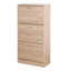 Armoire de rangement à 3 chaussures - support en bois pour le vestibule. Le panneau de particules, la finition lisse, les tiroirs à 2 couches, rehausse l'apparence du vestibule 3 avec son organisateur à 3 tiroirs. Fabrication de planches, chaussures spacieuses et quotidienne